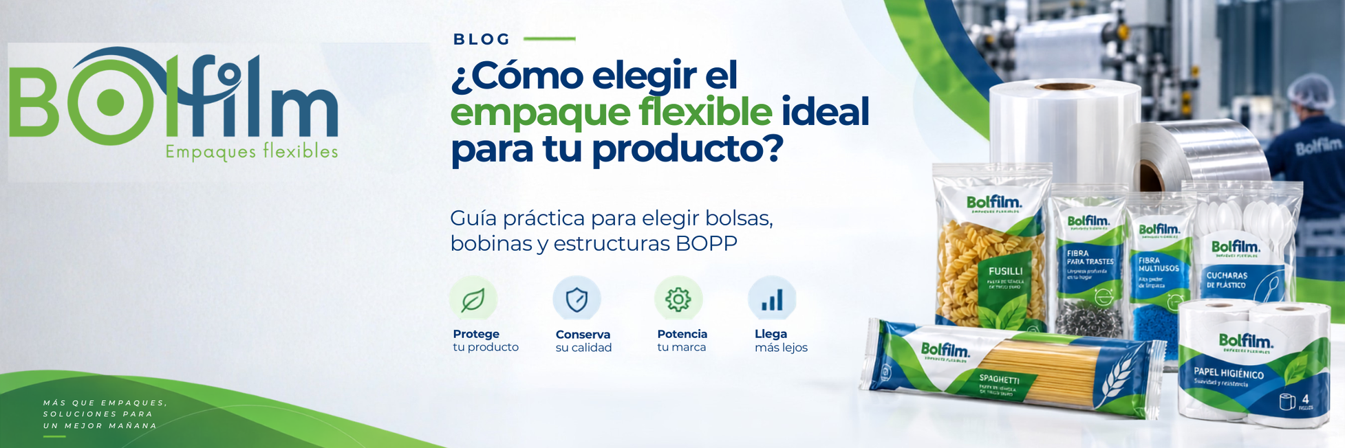 ¿Cómo elegir el empaque flexible ideal para tu producto?